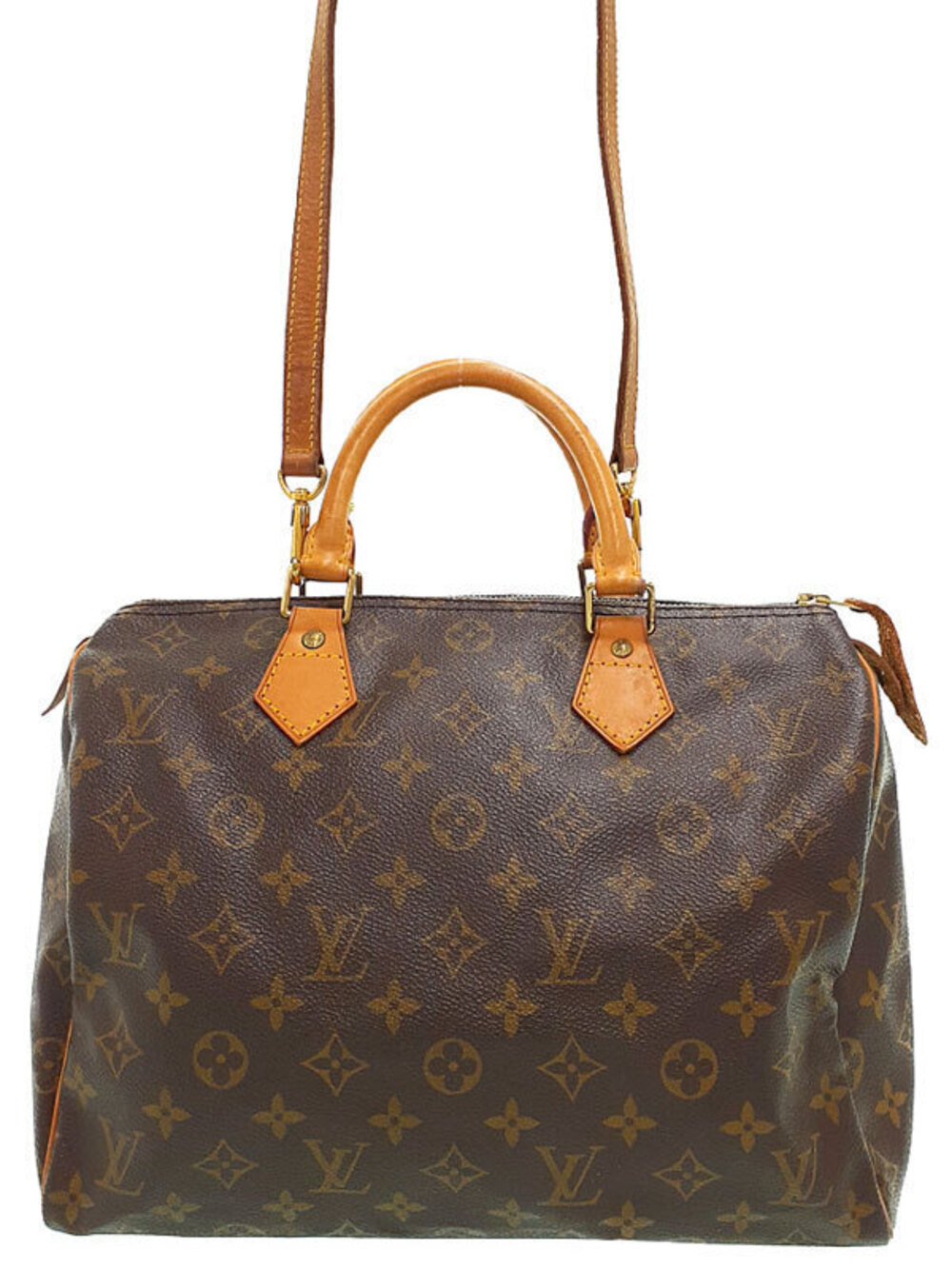 Louis Vuitton Monogram Speedy brown Bag